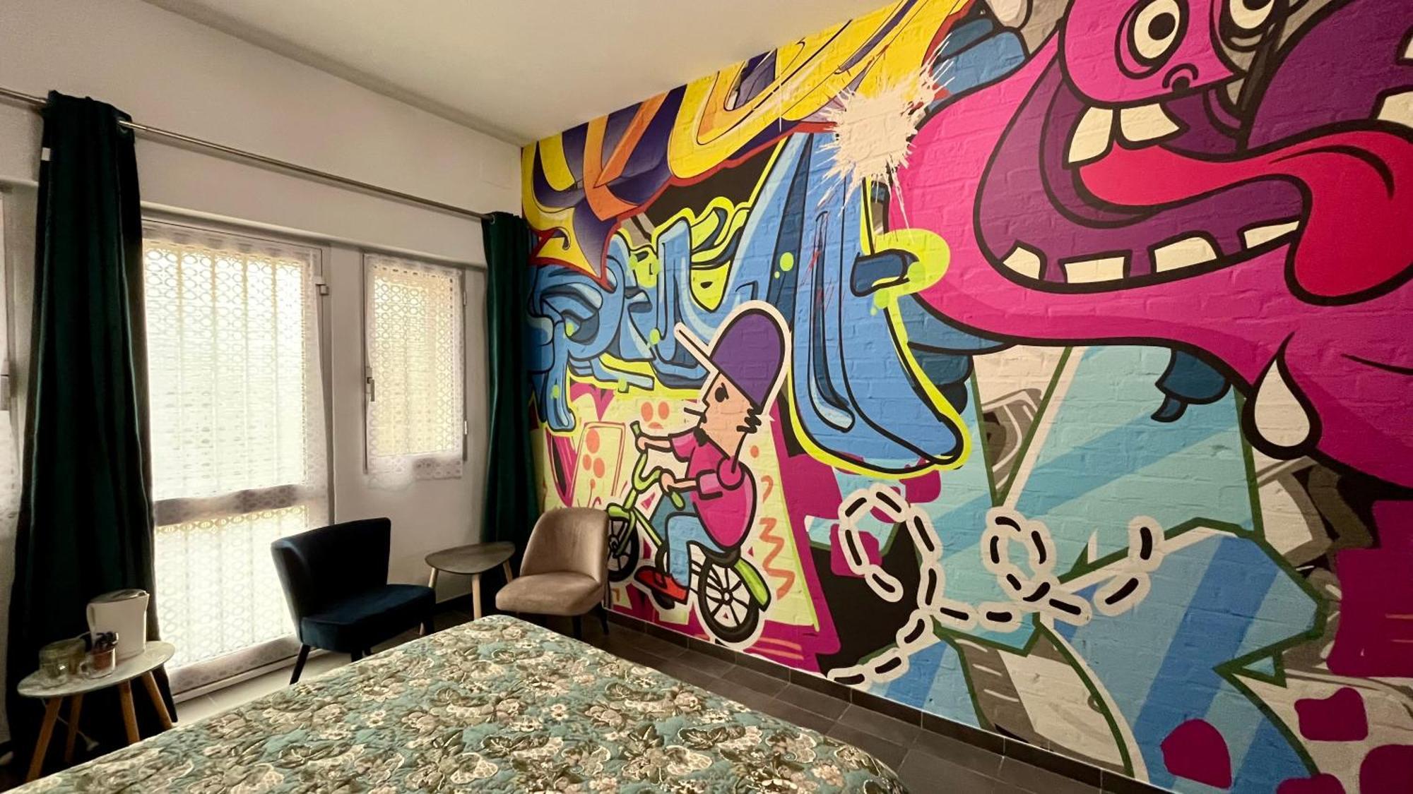 Aux Belles Vacances - Adults Only Caux-et-Sauzens Zimmer foto